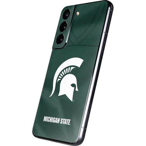 Michigan State University Green Jersey Galaxy S22 Skin